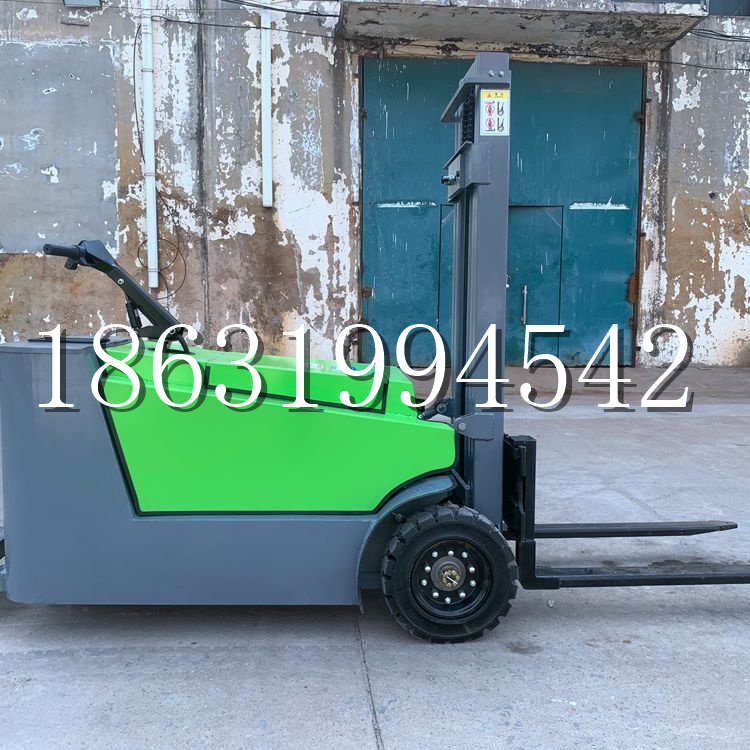 新津县小型电动叉车1吨2吨步行站驾式电瓶堆高充电装卸车液压升降车铲车